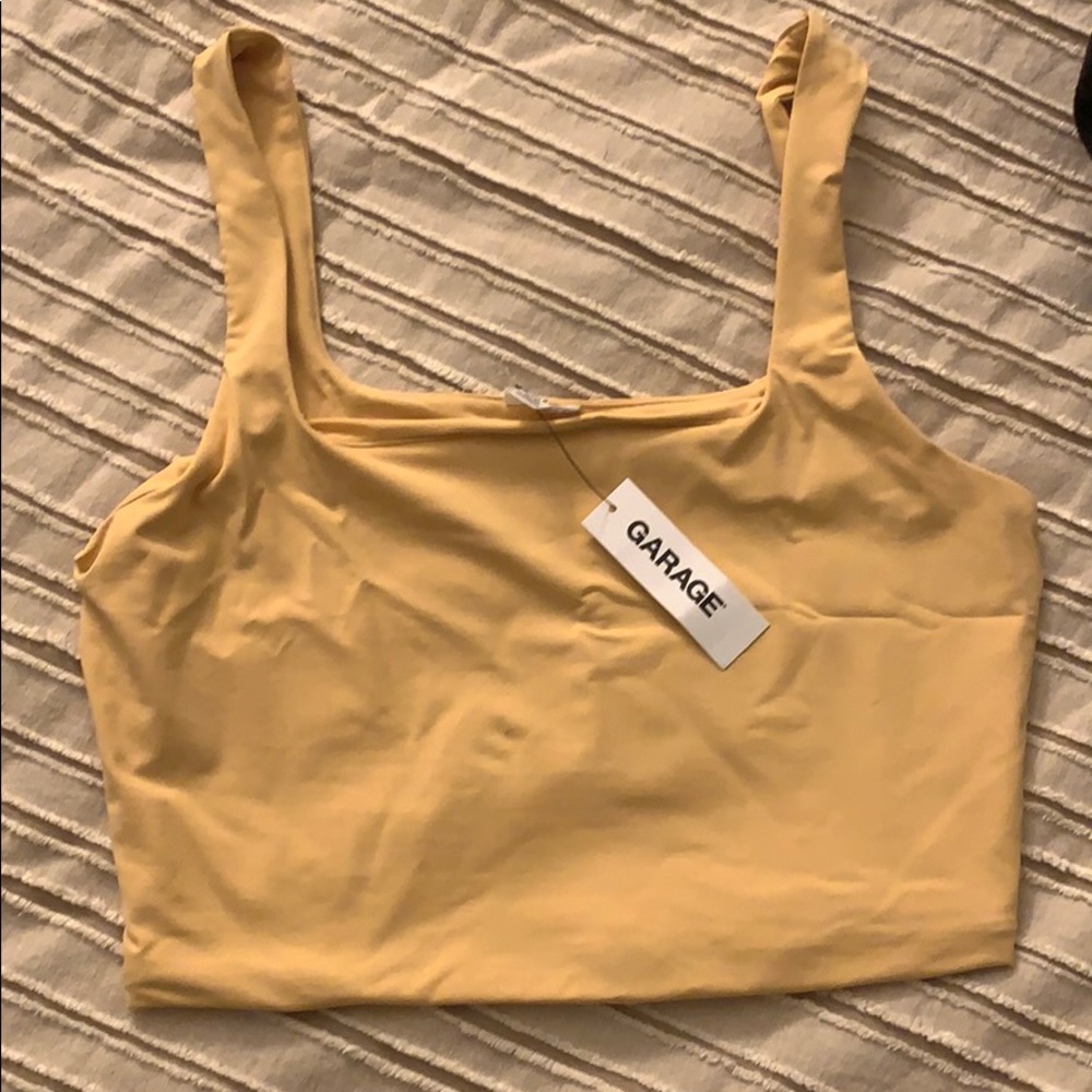 NWT Square neck tank “Tia tank” Garage clothing